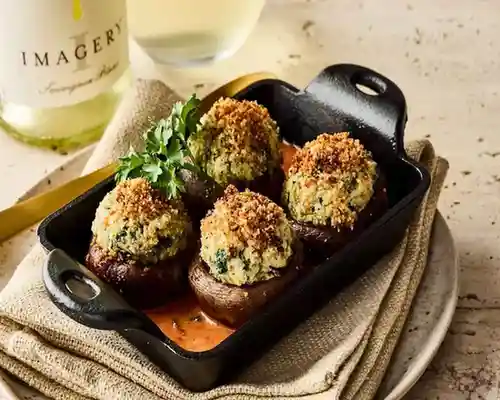Four-Cheese-Sausage-Stuffed-Mushrooms