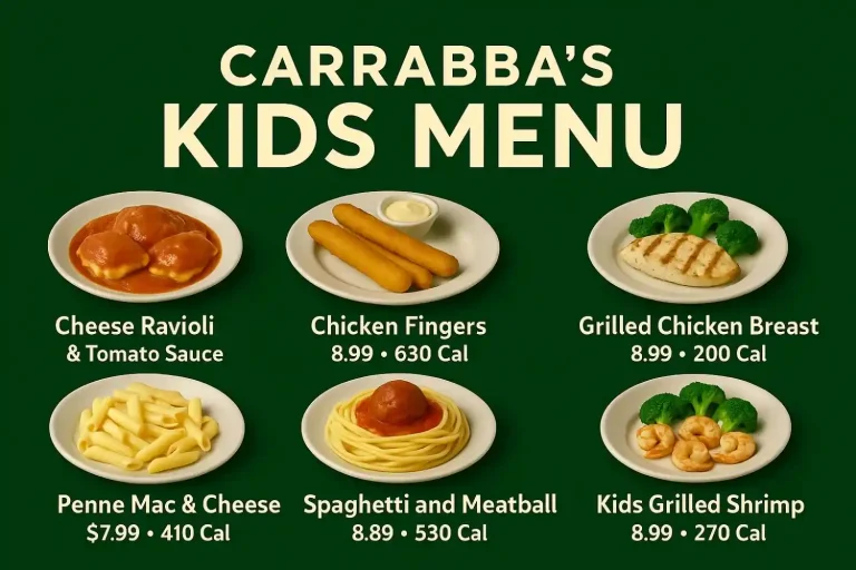 kids menu